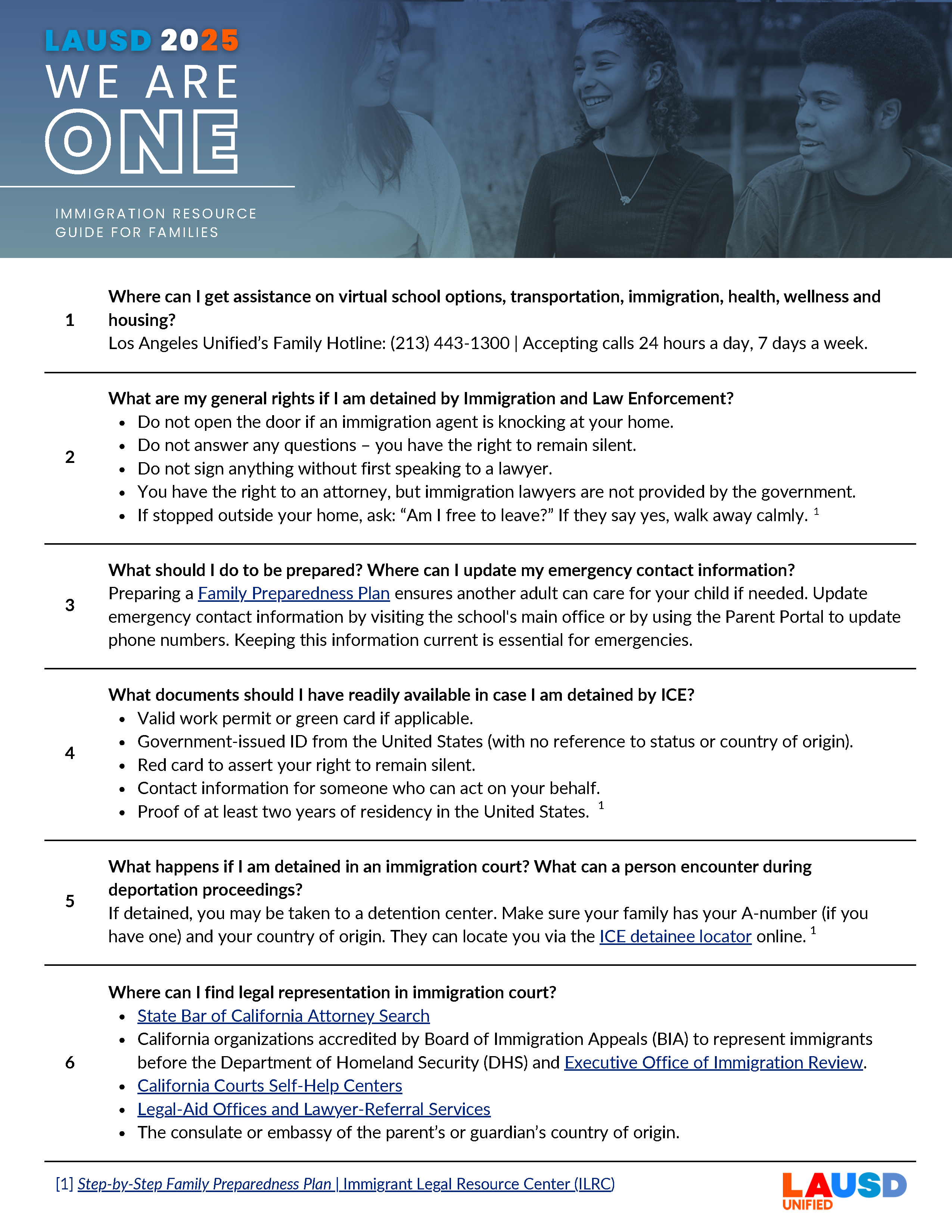 Immigration FAQ - English